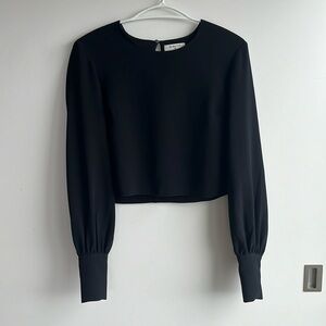 Aritzia Babaton Black Blouse XS